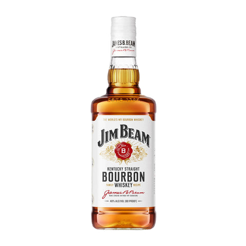 Jim Beam White Bourbon Whiskey 750ml