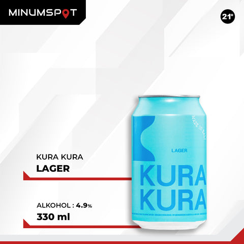Kura Kura Lager Can 330ml