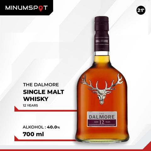 The Dalmore 12 YO Single Malt Scotch Whisky 700ml